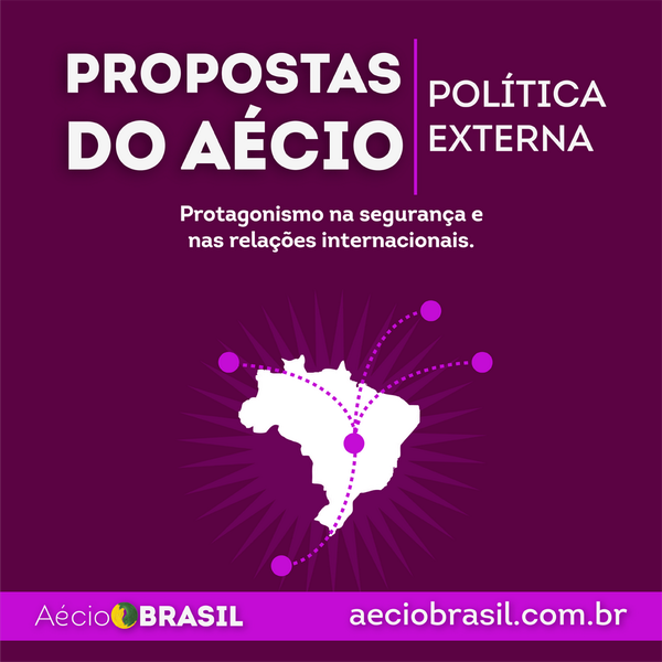 AecioBlog's tweet photo. Confira as ideias de Aécio sobre Política Externa: http://t.co/2ew6tXV0Of - #VouVotarAecio45 http://t.co/cJkFr4rY8p