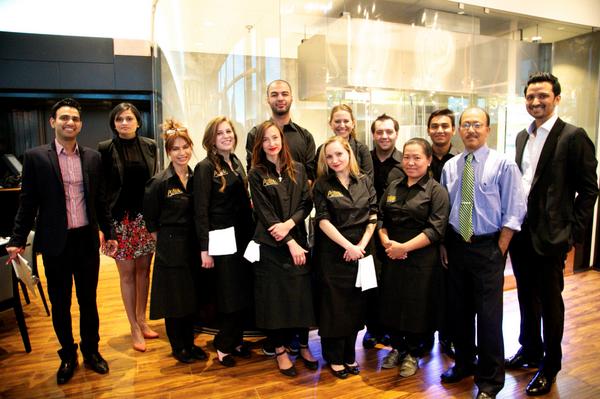 AdrakRestaurant's tweet photo. Adrak's Front Staff at your service. http://t.co/HzZgj94PWc