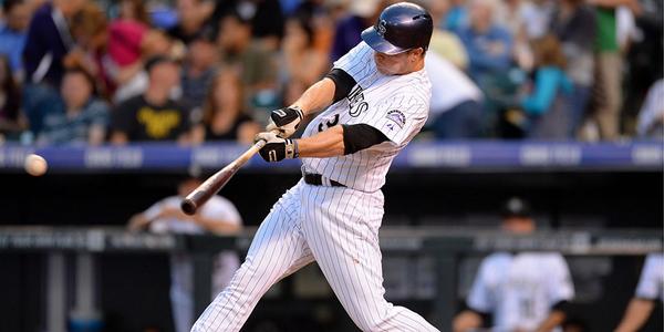 theScore's tweet image. Rockies' Justin Morneau wins NL batting title. thesco.re/1CyVWcq