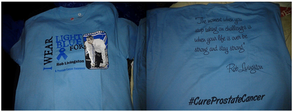 itsolajuwan's tweet photo. Very happy with the outcome of the Livingston Shirts #CureProstateCancer http://t.co/m2xMrOzDlL