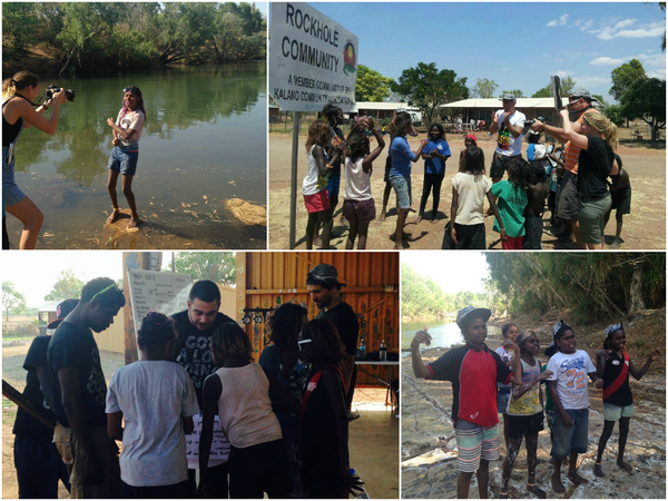 headspace_aus's tweet photo. Just some of the amazing young people #yarnsafe and @IndigHipHop have been working with in Rockhole, NT http://t.co/TyDBpKEBH4
