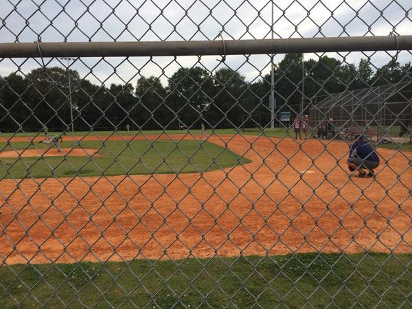 GhostcreekTom's tweet image. Cal pitches to Landon Powell #MLB catcher during today's scrimmage. He has no idea how awesome that was #HitHouse.