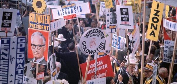 SenGolddaddy's tweet photo. View from my VIP box at today's 1964 Convention. Love the excitement! http://t.co/7we7ErZvlV