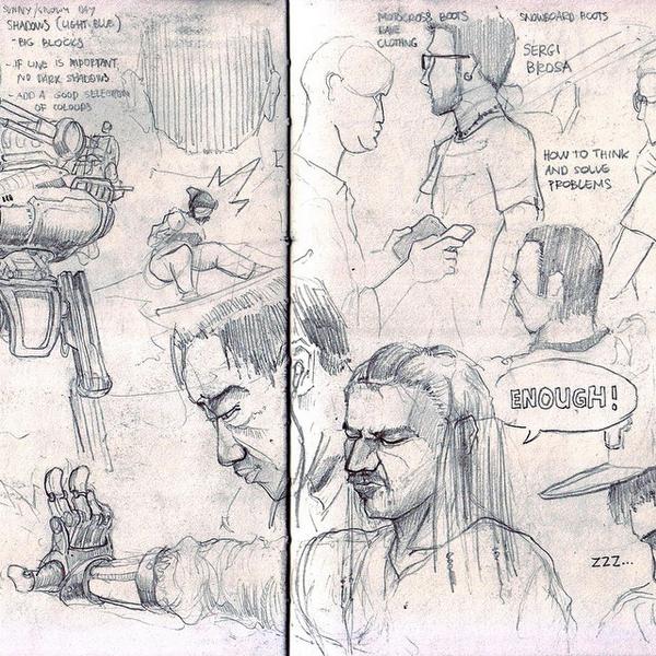 freakyfir's tweet photo. Day 2 of START2014 and some notes from @sergibrosa #sketchbook #pencil #doodle #start2014 #workshop #smrt #people http://t.co/PxniHXlcJu
