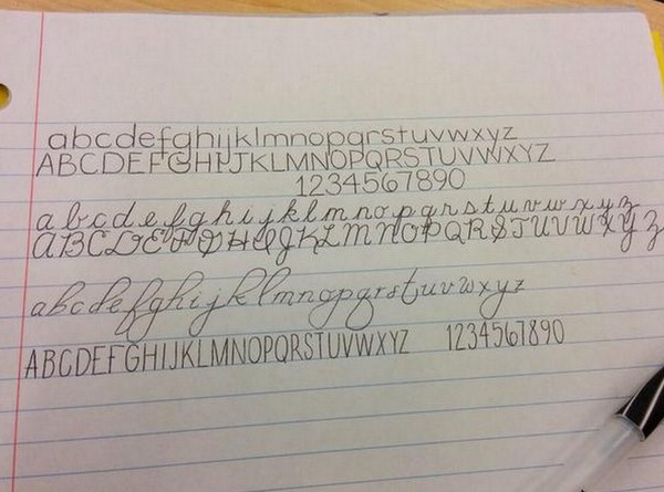 StumblerPopular's tweet photo. I would kill for hand writing like this http://t.co/eXMPHqSbdO