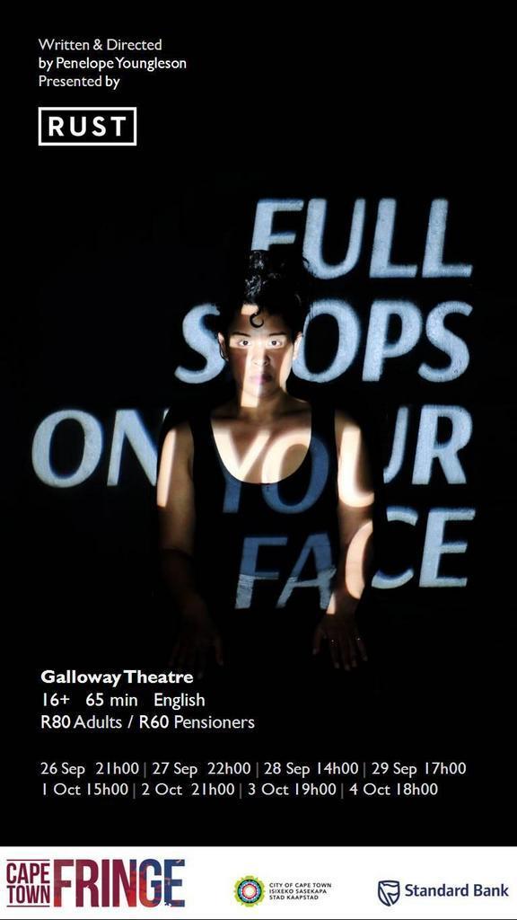 #FSOYF today at 5pm. Come and see what all the fuss is about! <a href="/CTFringe/">Cape Town Fringe</a> <a href="/ImanIsaacs/">Iman Isaacs</a> #GallowayTheatre