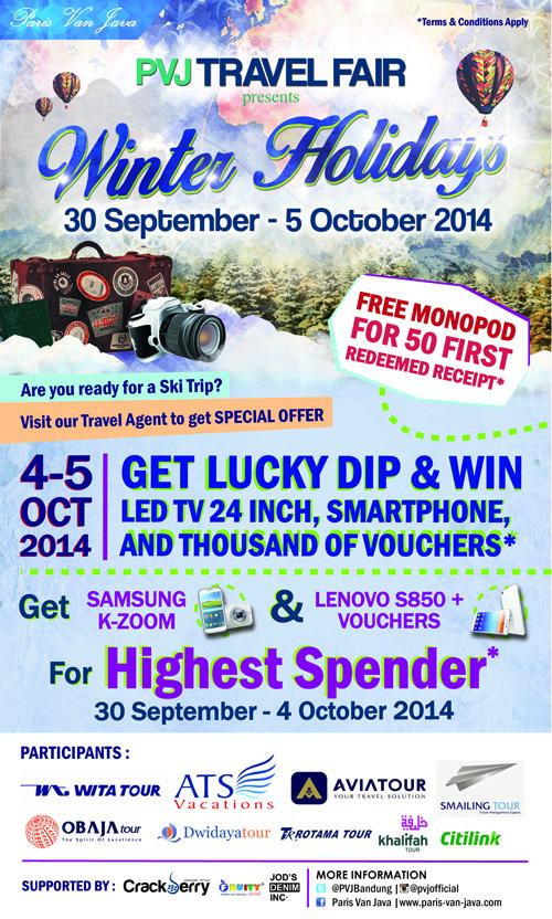 PVJ TRAVEL FAIR 30 September - 05 Oktober 2014! <a href="/CalendarBDG/">CalendarBDG</a> <a href="/AgendaKotaID/">AGENDAKOTA</a> <a href="/agendawanita/">AGENDA WANITA</a>