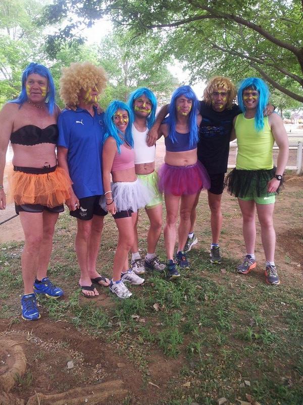 IreneRunner's tweet photo. Serious about their fun! @IreneRunner #seriousFunRun in aid of @JumpingKidsSA @Martelizebrink @e_ditorComms @GrootFM http://t.co/GySEJ5Ejpo