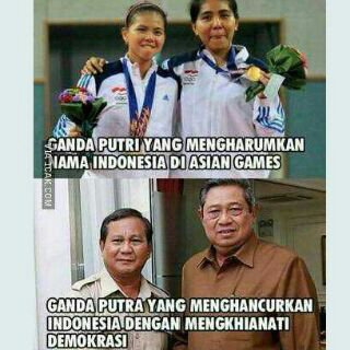 GuyonGunkid's tweet photo. 2 jenis perubah bangsa indonesia #ShamedByYouAgainSBY http://t.co/FNBgQu4YrO