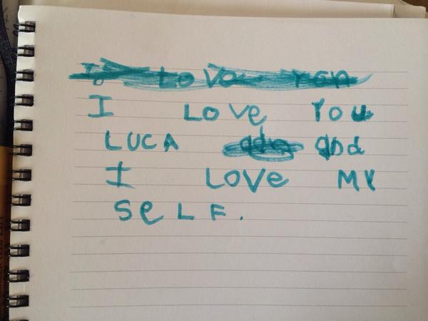 lornaexplorernz's tweet photo. @writehandedgirl @quietchelle Although I think my 5 yr old has things sussed #secretwriting http://t.co/1paIJCuYYi