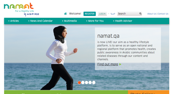 qatarliving's tweet photo. Check out @AspetarQatar's new website, @NamatQA, to get all info on living healthy in Qatar. http://t.co/PTDPqV5biO http://t.co/veZ4a6ucMb