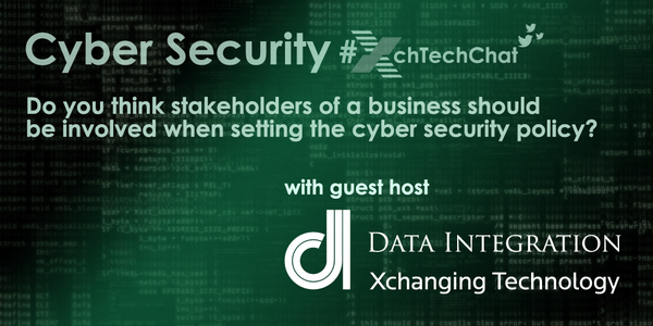 Data_Int_UK's tweet image. #XchTechChat Q5: Do you think stakeholders should be involved when setting the #CyberSecurity policy?