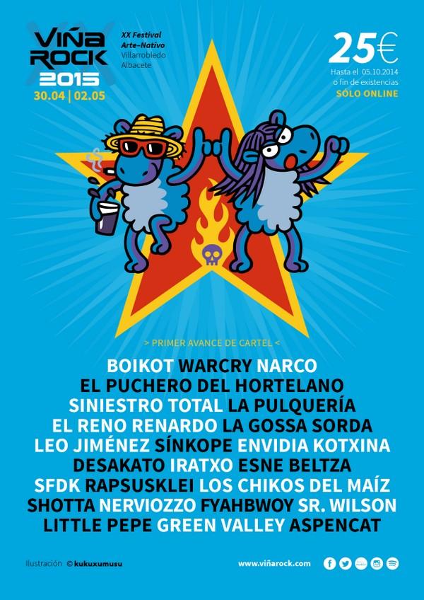 hhMadrid4's tweet photo. 1er Cartel #VinaRock2015 
@yozatu
@RAPSUSKLEI1
@MrNerviozzo
@Fyahbwoy
@AkaLittlePepe
@chikosdelmaiz
@ShottaDestroy RT http://t.co/K9dhy7Mi27