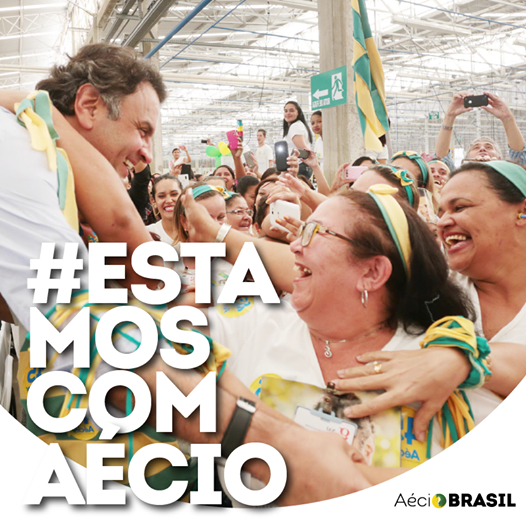AJupter's tweet photo. @AecioNeves "A única candidatura que cresce é a nossa. Estamos prontos para melhorar o país" #EuVotoNoAecio45 #Sou45 http://t.co/rWIB7k0V4Z