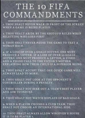 "<a href="/GusFouche/">Gustie Fouche</a>: <a href="/Poragees/">Juno de Castro</a> The 10 FIFA Commandments. "
<a href="/GusFouche/">Gustie Fouche</a> Dankie vir die waarheid hahahah