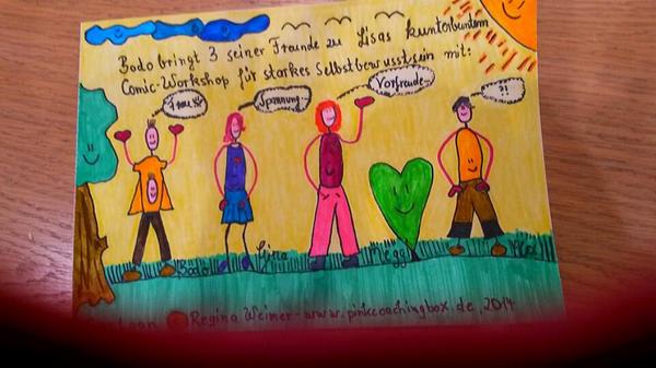 Bodo bringt seine Freunde mit zu Lisas Comic-Workshop :-D
pinkcoachingbox.de