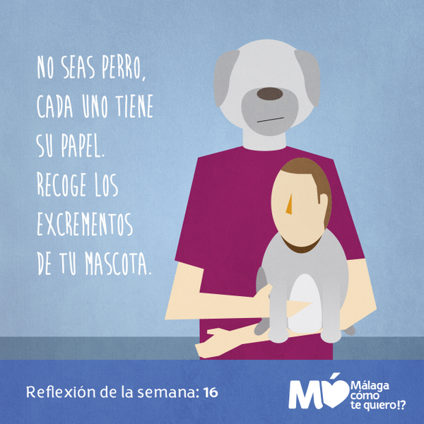 Turbidog's tweet photo. RT @Turbidog "RT @malagacomotq "No seas perro, cada uno tiene su papel, recoge los excrementos de tu mascota :) https://t.co/CJQXkAIeTb""