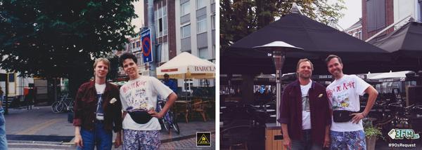 3FM's tweet image. In de 90s was @MichielVeenstra fan van @RobStenders. Groupie wordt #3FM collega: 3fm.nu/1mFE37O #90sRequest