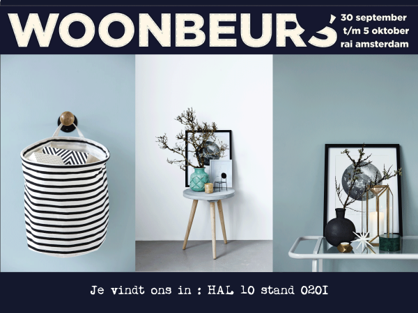 Van 30 september t/m 5 oktober vind je ons op de Woonbeurs Amsterdam in hal 10 stand 021i. Kom je ook gezellig langs?