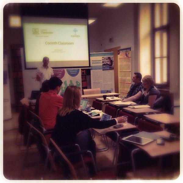 bohape's tweet image. Presentation of @corinth_reality during our national meeting #CCLproject