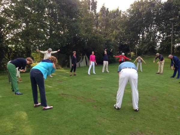 goyergolf's tweet photo. Maandag 29 september is er gestart met Fit &amp; Golf gegeven door Golf Pro Pauline Lang en Fysio Hans van Diest http://t.co/lTdLv0fElz