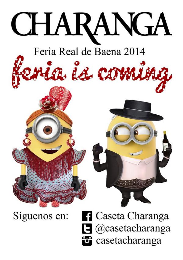 Queda 1 día! Mañana estamos de #Feriabaena2014! Que ganas tenemos de bailar, disfrutar!! RT si vienes!!! GO!!!