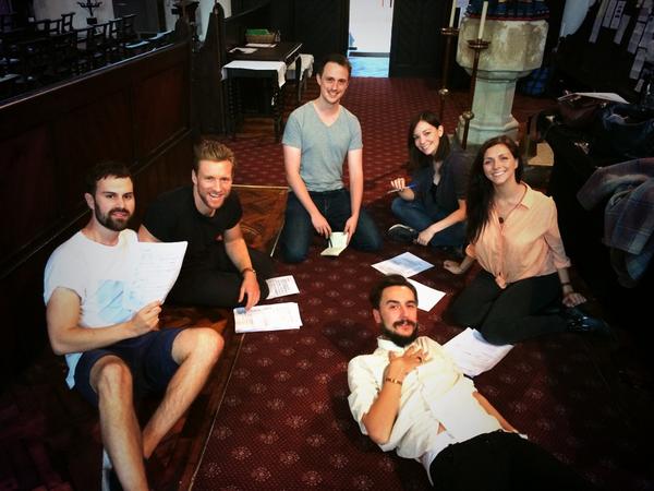 survive_protect's tweet photo. #ThreeLooseTeeth technical rehearsal out of the way, now on to the dresses for @RIFT___'s #shakespeareinshoreditch http://t.co/XJbjXrRLCR