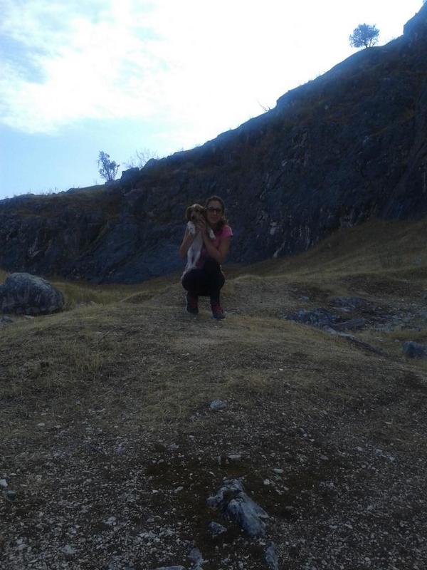 lauramontescast's tweet photo. Con mi gorda,su primer paseo por la via verde!! ;) http://t.co/YWPNh2Fs03