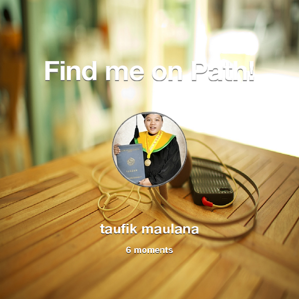 opickcesar's tweet photo. Find me on #Path now! Go to: http://t.co/v583aw4Xfo! #thepersonalnetwork http://t.co/2Zx2AMdGoS
