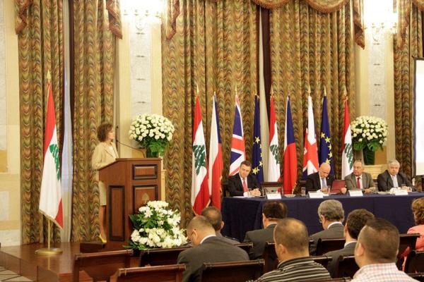 EUinLebanon's tweet photo. @aneichhorst delivering speech @ closing ceremony of #EU Twinning prog in support of #Lebanon #quality_infrastructure http://t.co/44rS2KrDRs