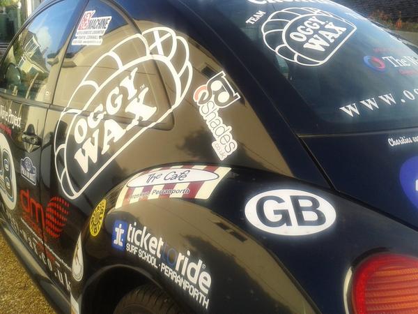 Stoked to be onboard for @OGGYWAX place in the #bangerrallychallenge