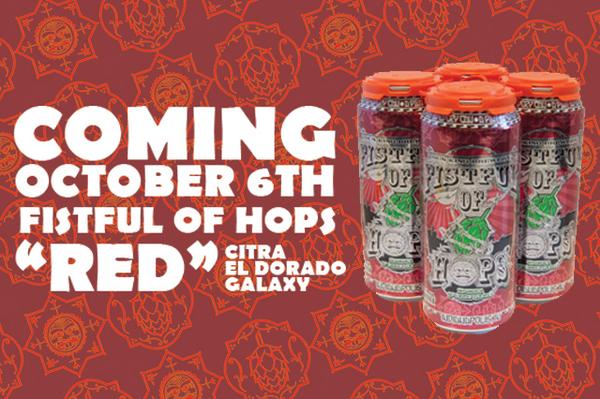 SunKingBrewing's tweet photo. Fistful of Hops will be released on October 6th! Find out more info here: http://t.co/vpeBIaWb1j #FreshLocalBeer http://t.co/yDQj5Kpof5