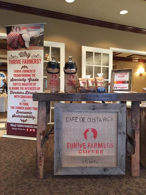 radicalmentors's tweet photo. Thanks to @ThriveFarmers for being Breakfast Sponsors and providing some awesome coffee! #radgolf #knowwhogrows http://t.co/MqnPpAZYhO