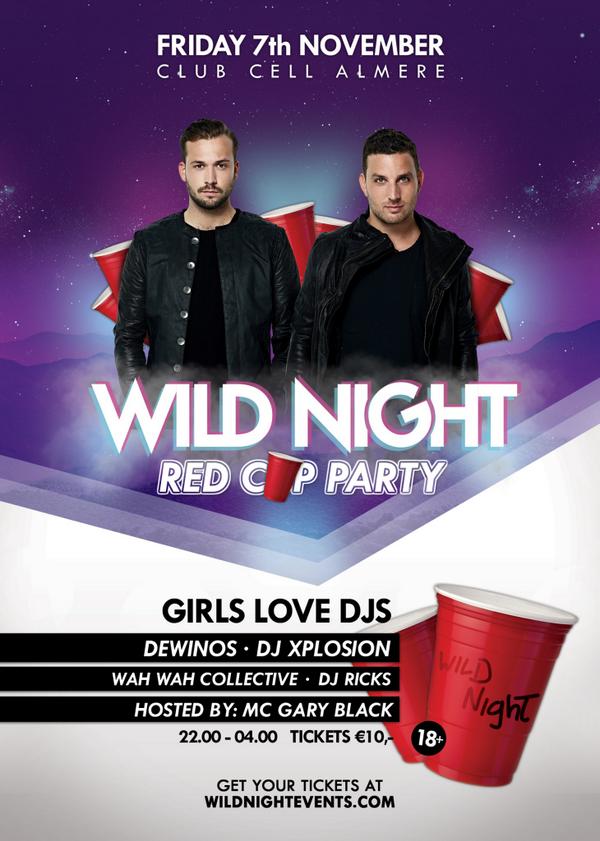 WildNightEvents's tweet image. Tijd voor de eerste editie van #WildNight! #RedCup #Party!