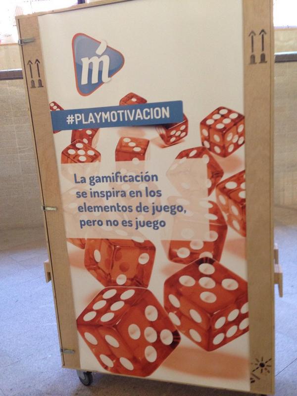 LauraMMateos's tweet photo. Jornada sobre Gamificación y RRHH, yo apuesto por la diversión y la productividad de la gente feliz  #playmotivacion http://t.co/j05TB9Nr1C