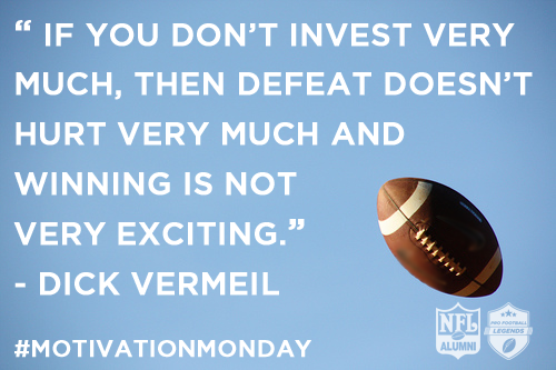 NFLAlumni's tweet photo. #MotivationMonday #DickVermeil http://t.co/4rFzizGh5G