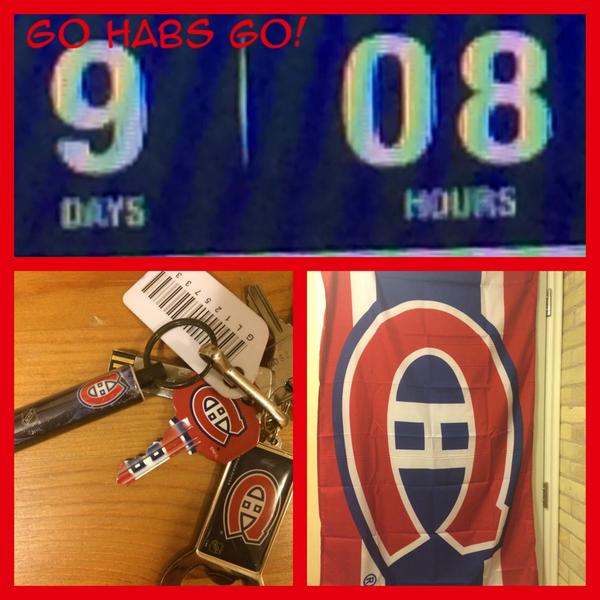 The struggle is real, but only 9 more days to go <a href="/CanadiensMTL/">Canadiens Montréal</a> #Habs #9days #GoHabsGo #tireetlebutttt