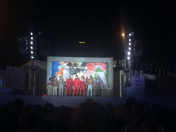 ScannersInc's tweet photo. A great end to @RoofTheShow your with @FuelTheatre - @artsbournemouth http://t.co/vlx6ceG8Dy