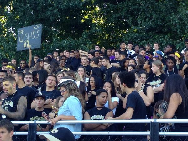 My_USHSS's tweet photo. Thanks @PCFB_LIVE @LivvNation_PC for the shoutout #USHSS12 Check out our new look #BlackNGold http://t.co/rjKaoZxN3s http://t.co/4R38d0EmHX
