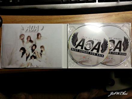 FANTAKEN] 140929 AOA Best Songs for Asia Taiwan limited CD + DVD