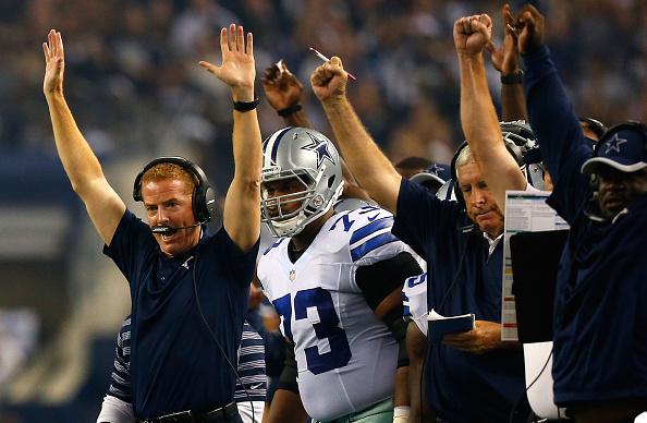 FirstTake's tweet photo. "In that division the @dallascowboys are the team to BEAT." - Eric Allen #DemBoysAreBack http://t.co/6U2Ogy2Ji5