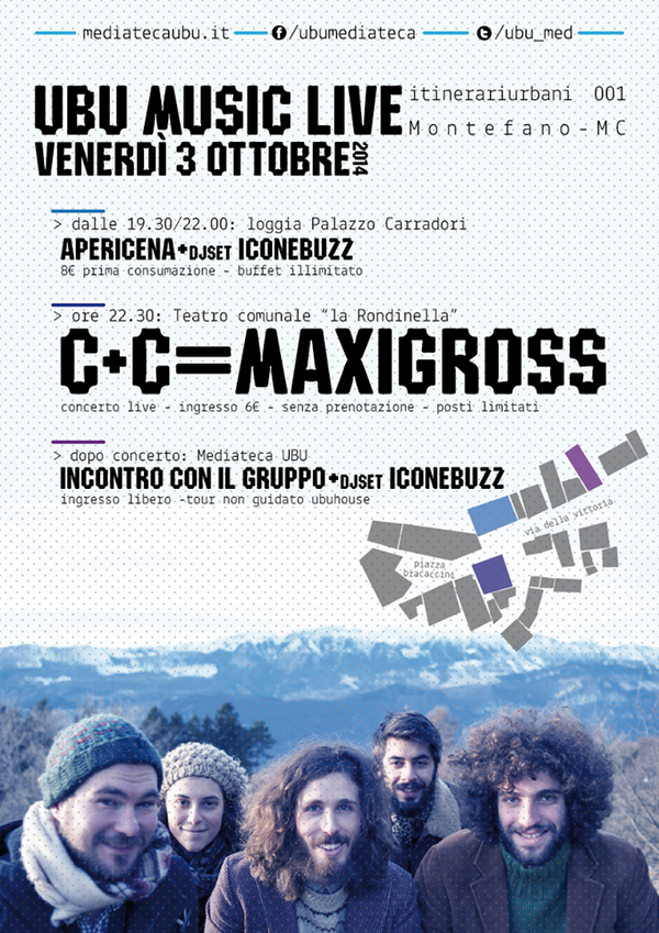 Ubu_med's tweet photo. ** C+C=MAXIGROSS ** Live 3 Ottobre ! qui l'evento--> http://t.co/Dgd6SKVPjk #montefano #UBU @ccmaxigross #maxigross http://t.co/SK5NezSbMJ