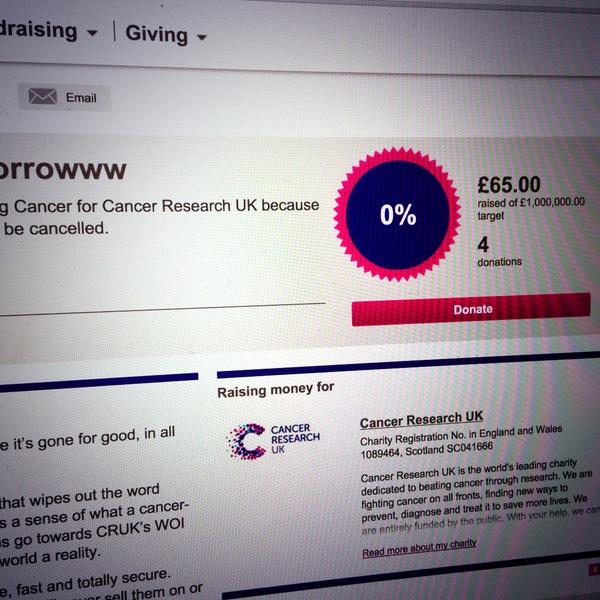 GoTomorrowww's tweet image. And we're off!
Tomorrowww.org
#CancelCancer #GoTomorrowww