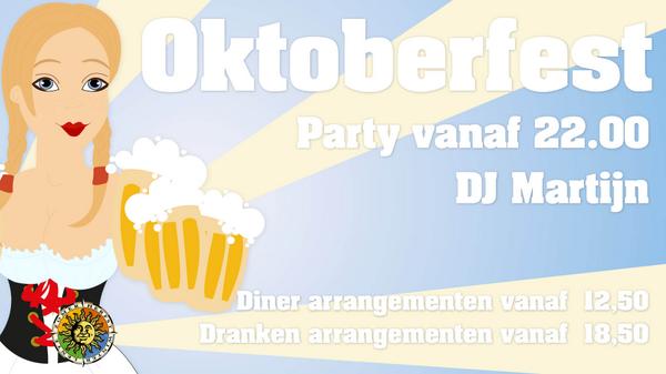 Zat. 4 okt. bij de #Vierjaargetijdenzwolle:
#OKTOBERFEST
Meiden in #dirndls, pul bier €4,- en lekker eten!! 
Zie fb..