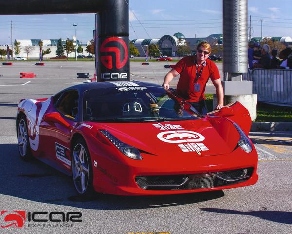 Drove the Ferrari 458 Italia at Woodbine in Etobicoke. It was a beast and such an exhilarating ride with 562hp