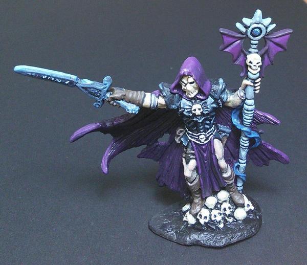 gender_bender_'s tweet photo. #miniaturemonday #speedpaintchallenge #laminidellunes. Malek bones from @reapermini. 7.25 colors, under 3.5 hours. http://t.co/f4AbjnswrB
