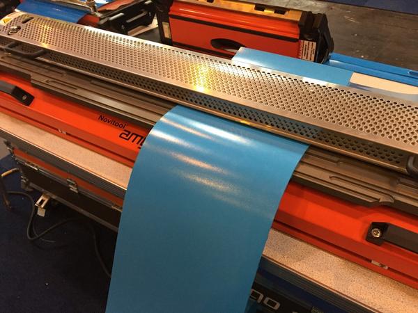 rhysamarshall's tweet photo. Running the equipment up in preparation for @ppmashow tomorrow @Tweet_Flexco #novitool #conveyor http://t.co/P2dCihLzZo