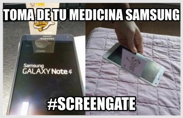 android_no's tweet image. Samsung ya tiene su propio #ScreenGate 😂😂😂😂😂