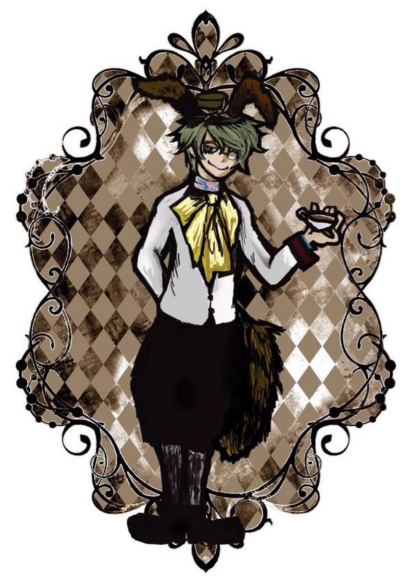 いくん アリスカフェの三月うさぎｅ君ver のイラストが太陽さんから届いたよ もふもふのうさみみ触りに来てくださいまし イベントに全然出没しないｅ君 三月うさぎが見れるのは10 19 日 前半の部のみだピョオンッ W Http T Co Ni3mvk7ghi