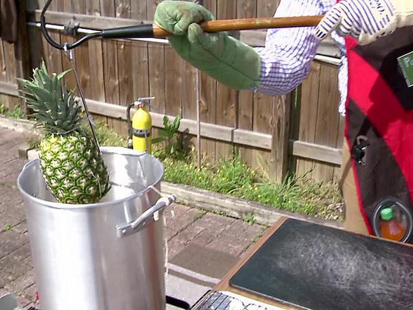 FoodNetwork_UK's tweet photo. Wondered what happens when you fry a pineapple? Now's your chance to find out #willitfry http://t.co/CRMIebFIB9 http://t.co/0Jtgfj0YwA